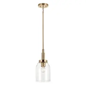 Innovations 783927047371 Champagne Bronze One Light Mini Pendant From The Madden Collection