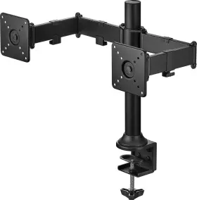 Insignia 600603312113 - Dual-screen Desktop Mount Monitors Up To 32 Inch Wide Black