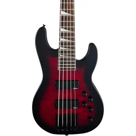 Js3vq Jackson 197881293796 Js Concert Bass 5-string Transparent Red Burst Rf