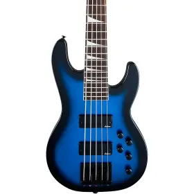 Js3v Jackson 197881296520 Js Series Concert Bass 5-string Metallic Blue Burst Rf