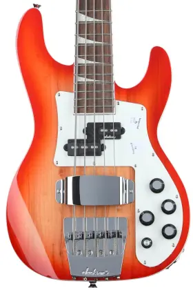 2916655577 Jackson X Series Concert Bass Cbxnt Dx V Guitar - Fireburst