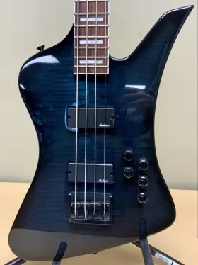 2919091591 Jackson Js3 Kelly Bird Iv 4-string Bass - 2012 Trans Blue Burst