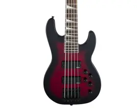Js3vq Jackson 885978977307 Used Js Series Concert Bass Amaranth Fb - Transparent Red Burst