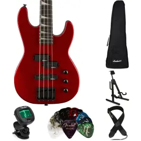 Js1xmcbmresbn Jackson Js Series Concert Bass Minion Js1x Guitar Essentials Bundle