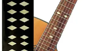 F-307dd-awp Jockomo Traditional Diamond Aged White Pearl Guitar Bass Ukulele Inlay Sticker F
