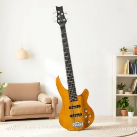 Jt-95929371 Jutrend Ib 5-string Electric Bass Guitar Set - Basswood Body Yellow And Ss Pickups