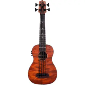 Kala 197881414276 Exotic Mahogany Acoustic-electric U-bass Natural Rf