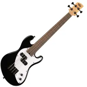 Kala 810054345107 Solid Body 4-string Black Fretless U Bass