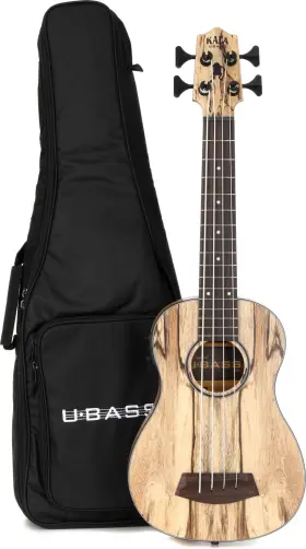 Kala 814017029837 Spalted Mango Acoustic-electric U-bass - Natural