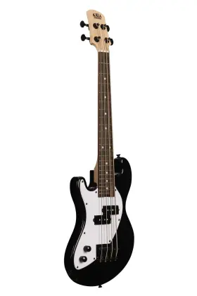 Kala Brand Music Co. 810054345039 Solid Body 4-string Black Fretted U Bass Left-handed