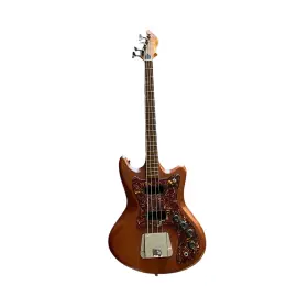 Eb-110 Kay Vintage Electric Bass Guitar Titan Untested Chrome Kleenex Tortoiseshell