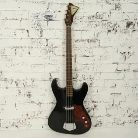 K5935 Kay 1960s Model Deluxe 4-string Electric Bass Guitar With All Original Parts