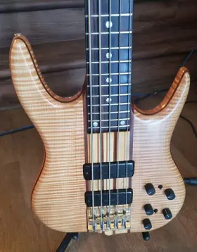 Bt5eg Ken Smith 2014 White Tiger Elite 5-string Bass W Original Hard Case