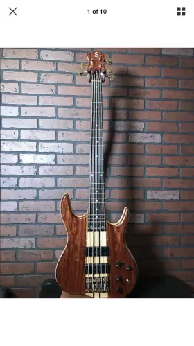 Bt5gc Ken Smith 5-string Electric Bass Guitar Rosewood Ebony Natural With Case