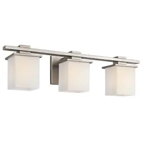 Kichler 783927331982 Tully 3-light Bathroom Vanity Light Wall Mount In Antique Pewter