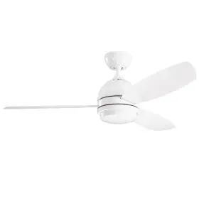 330002wh Kichler 783927520997 Protruding Mount 3 White/silver Blades Ceiling Fan With 55 Wat