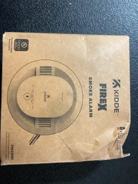 21033081 Kidde Firex Hard-wired Smoke Alarm With Aa Backup Battery - White