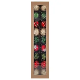 Kirkland 810645037190 Shatter Resistant Ornaments 18-count Assorted Colors