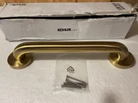 14560-2mb Kohler 195711030320 K- Contemporary 12 Inch Grab Bar Vibrant Brushed Moderne Brass