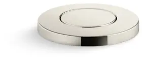 Kohler 195711060587 Garbage Disposal Air Switch Button In Vibrant Polished Nickel