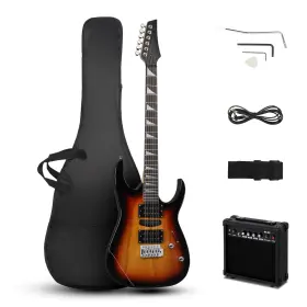 Eguitar0117 Ktaxon 39 Inch Electric Guitar With 20watt Amp Full Size 170 Model Starter Kit F