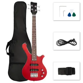 Guitar-027 Ktaxon 4 String Electric Bass Guitar 36-inch Kit With Split Single-coil