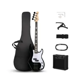 Kt-bass-0080 Ktaxon 4 String Electric Bass Guitar Pb-style Full Size Standard Right Hande