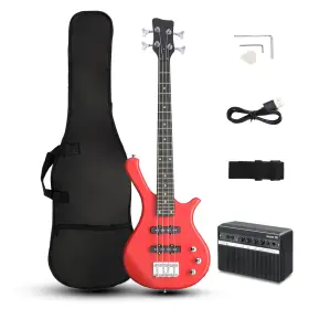 Kt-kebk-702 Ktaxon 36 Inch Bass Guitar 4 String Electric With Dual Connectivity And Po