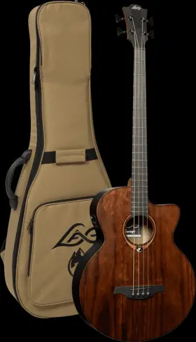 Lag Guitars 700166372993 Sauvage Acoustic-electric Bass Cutaway