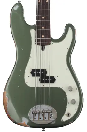 4464usc-rm-rw-sg-rlc Lakland Usa Classic 44-64 Bass Guitar - Aged Sherwood Green Sweetwater