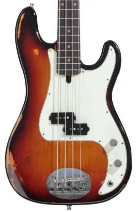 4464usc-rm-rw-tts-rlc Lakland Usa Classic 44-64 Aged Bass Guitar - 3-tone Sunburst Sweetwater