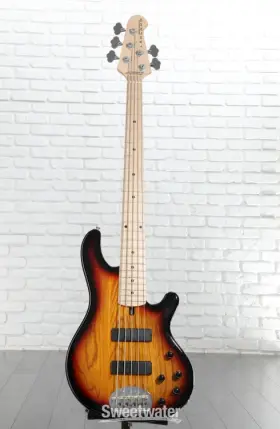 55-01m-3ts Lakland Skyline 55-01 Standard 5-string Bass Guitar - 3-tone Sunburst With Maple