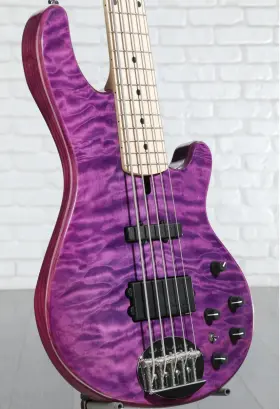 55-02mq-tp Lakland Guitar Bass Electric Skyline 55-02 Deluxe - Translucent Purp
