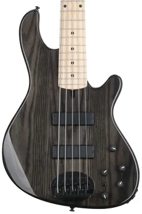 55-os-m-tbk Lakland Skyline 55-os Offset Bass Guitar - Trans Black Maple Fingerboard