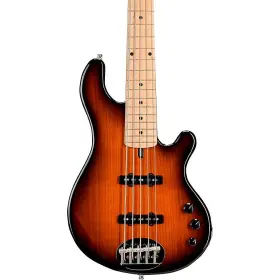 Lakland 810401011723 Classic 55 Dual J Maple Fretboard 5-string Bass Guitar Tobacco Sunburst