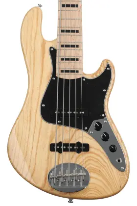 Lac5mnat Lakland Skyline Darryl Jones Dj-5 Bass Guitar - Natural With Maple Fingerboard