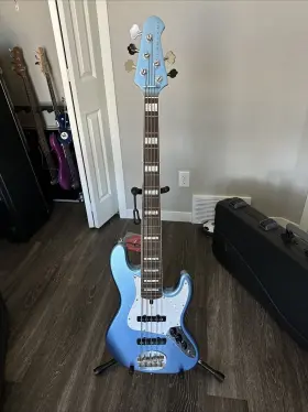 Ldj4rlpbx Lakland Skyline 55-60 Darryl Jones Bass Guitar Lake Placid Blue
