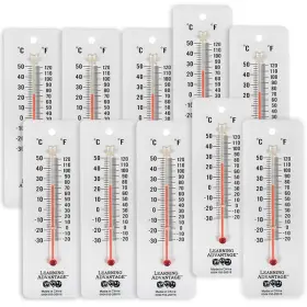 7632 Learning Advantage Student Thermometers - Set Of 10 Dual-scale Mercury-free