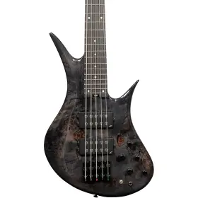 Hb5ss-blk Legator Helio 5 String Bass Super Shred Series Electric Guitar Black Burl