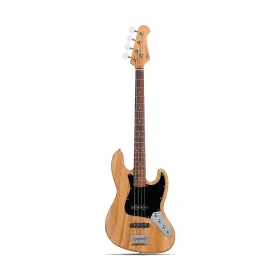 Jb-400 Leo Jaymz Jb-100 4 String 34 Inch Scale Electric J Bass Guitar Ash Body Rosewoo