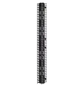 4980l-vfo Leviton 078477362976 Vertical Front Only Cable Management 5-inch Channel By 80-inch