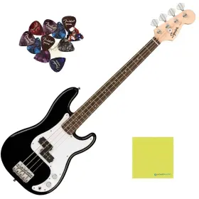 Liquid Audio 810139692188 Fender Squier Bass Mini Precision Short Scale Guitar Indian ... -open Box