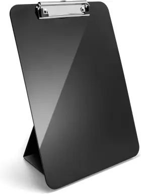 83039  Llc Recycled Plastic Free Standing Clipboard With Easel Back Lightweight Portable