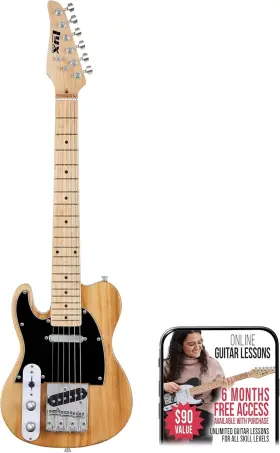 Egtl30nllh Lyxpro 30 Inch Electric Guitar Left Hand Tl Series Handed Natural