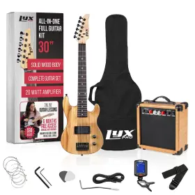 Lyxegbk30nl Lyxpro 30 Inch Electric Guitar And Starter Kit For Kids With 3/4 Size Beginner S Gui