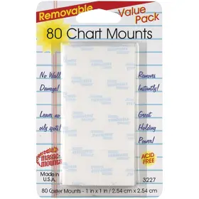 Mil3227 Magic Mounts 80 Chart Removable 1 Inch