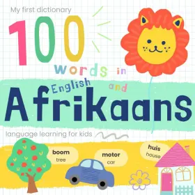 Majosta 798345095294 My First Dictionary 100 Words In Afrikaans And English Language Le