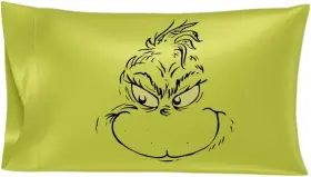 Ne0419 Manufacturing Company Collectibles Grinch By Dr. Seuss Holiday Beauty Silky Satin Standard Reversible