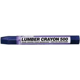 80322 Markal 500 Lumber Crayon Clay Based Marker 1/2 Inch Hex 4-5/8 Length Red Pack