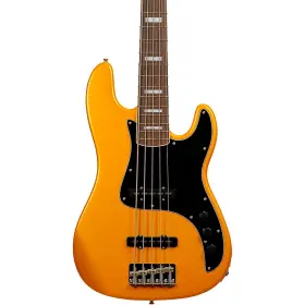 Mbb148047 Markbass Mb Gv5 Gloxy Cr Rw Passive 5-string Bass Guitar Metallic Yellow